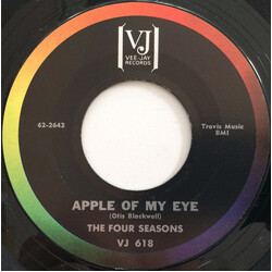 The Four Seasons Apple Of My Eye / Happy Happy Birthday Baby USED VINYL 7INCH 45 RPM SINGLE