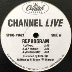 Channel Live Reprogram (Remix) USED VINYL 12INCH PROMO