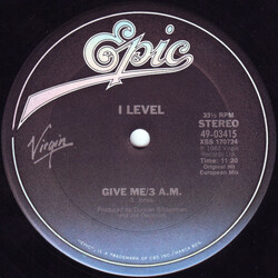 I-Level Give Me USED VINYL 12INCH 33 S RPM
