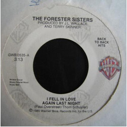 The Forester Sisters I Fell In Love Again Last Night USED VINYL 7INCH