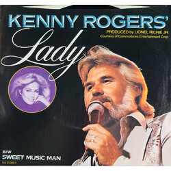 Kenny Rogers Lady / Sweet Music Man USED VINYL 7INCH SINGLE 45 RPM