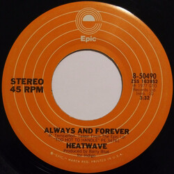 Heatwave Always And Forever / Super Soul Sister USED VINYL 7INCH 45 RPM SINGLE STEREO