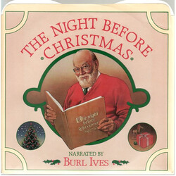 Burl Ives The Night Before Christmas USED VINYL 7INCH 45 RPM