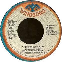 Starland Vocal Band Afternoon Delight / California Day USED VINYL 7INCH 45 RPM SINGLE REISSUE STEREO