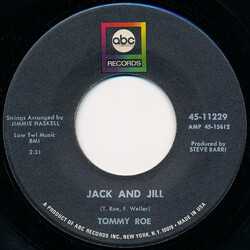 Tommy Roe Jack And Jill Vinyl 7" USED