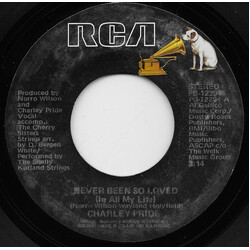 Charley Pride Never Been So Loved (In All My Life) USED VINYL 7INCH 45 RPM SINGLE STYRENE STEREO