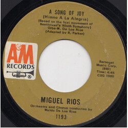 Miguel Ríos A Song Of Joy = Himno A La Alegria / El Rio USED VINYL 7INCH 45 RPM SINGLE