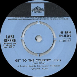 Labi Siffre Get To The Country USED VINYL 7INCH 45 RPM