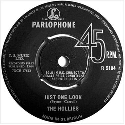 The Hollies Just One Look USED VINYL 7INCH 45 RPM SINGLE REPRESS