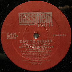 Cut To Shock / E.F. Cuttin' Put That Record Back On Vinyl 12" USED