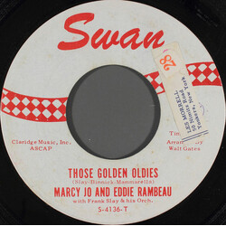 Marcy Jo / Eddie Rambeau Those Golden Oldies USED VINYL 7INCH 45 RPM