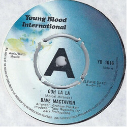 Dave McTavish Ooh La La USED VINYL 7INCH 45 RPM SINGLE PROMO