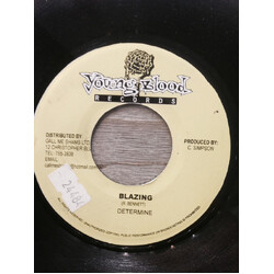 Determine Blazing USED VINYL 7INCH 45 RPM