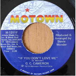 G.C. Cameron If You Don't Love Me / Topics USED VINYL 7INCH 45 RPM SINGLE