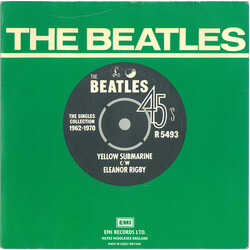 The Beatles Yellow Submarine c/w Eleanor Rigby USED VINYL 7INCH 45 RPM SINGLE REISSUE MONO