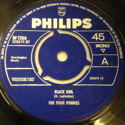 The Four Pennies Black Girl VINYL 7" USED