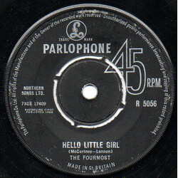 The Fourmost Hello Little Girl VINYL 7" USED