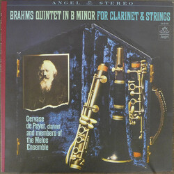 Johannes Brahms / Gervase de Peyer / Melos Ensemble Of London Quintet In B Minor For Clarinet & Strings Vinyl LP USED
