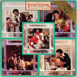 The Temptations Give Love At Christmas Vinyl LP USED