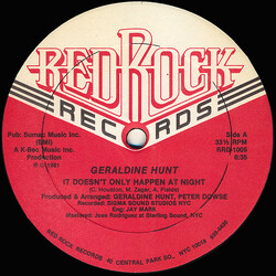Geraldine Hunt It Doesn't Only Happen At Night USED VINYL 12INCH 33 S RPM SINGLE