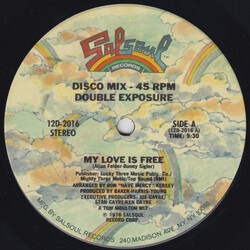 Double Exposure / The Salsoul Orchestra My Love Is Free / It Don't Have To Be Funky (To Be A Groove) USED VINYL 12INCH 45 RPM STEREO