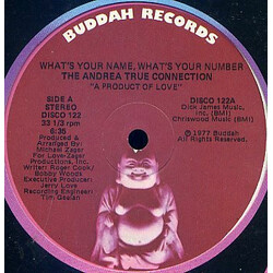 Andrea True Connection What's Your Name, What's Your Number / Fill Me Up (Heart To Heart) Vinyl 12" USED
