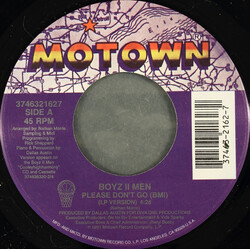 Boyz II Men Please Don't Go / Uhh Ahh Vinyl 7" USED