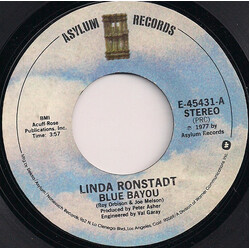 Linda Ronstadt Blue Bayou USED VINYL 7INCH 45 RPM SINGLE STYRENE STEREO