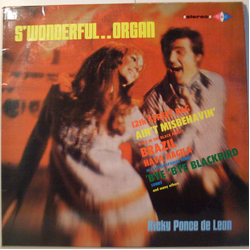 Ricky Ponce de Leon S'Wonderful..Organ Vinyl LP USED