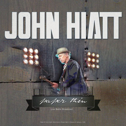 John Hiatt Paper Thin (Live Radio Broadcast) Vinyl LP USED
