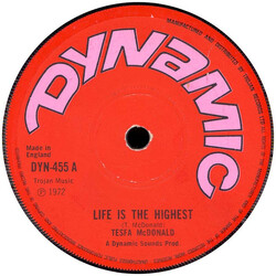 Tesfa McDonald Life Is The Highest / Recarnate USED VINYL 7INCH