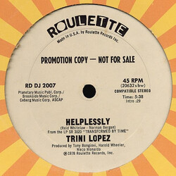 Trini Lopez Helplessly USED VINYL 12INCH 45 RPM PROMO STEREO