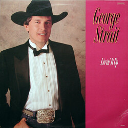 George Strait Livin' It Up Vinyl LP USED