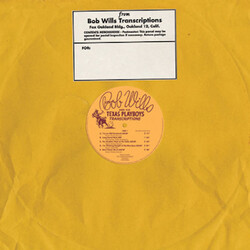 Bob Wills & His Texas Playboys Transcriptions Vinyl LP USED