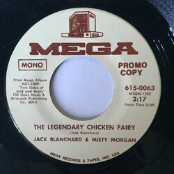 Jack Blanchard & Misty Morgan The Legendary Chicken Fairy USED VINYL 7INCH 45 RPM SINGLE PROMO MONO