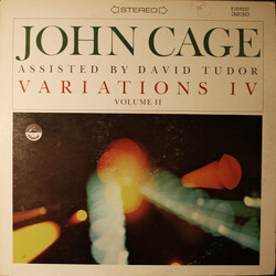 John Cage / David Tudor Variations IV Volume II Vinyl LP USED