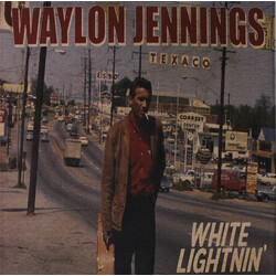 Waylon Jennings White Lightnin' Vinyl LP USED
