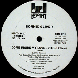 Bonnie Oliver Come Inside My Love VINYL 12" USED