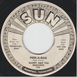 Randy & The Radiants Peek-A-Boo / Mountain's High USED VINYL 7INCH 45 RPM PROMO