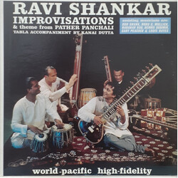 Ravi Shankar Improvisations And Theme From Pather Panchali Vinyl LP USED