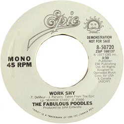 Fabulous Poodles Work Shy Vinyl 7" USED