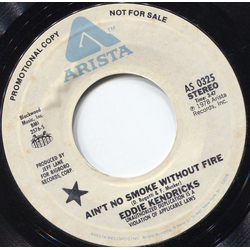 Eddie Kendricks Ain't No Smoke Without Fire Vinyl 7" USED