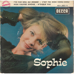 Sophie (3) T'es Pas Seul Au Monde USED VINYL 7INCH 45 RPM EP