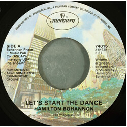 Hamilton Bohannon Let's Start The Dance VINYL 7" USED