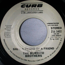 Burrito Brothers She's A Friend Of A Friend Vinyl 7" USED