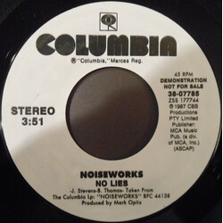Noiseworks No Lies USED VINYL 7INCH 45 RPM PROMO STEREO