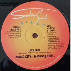 Magic City (2) / Fire (5) Let's Rock USED VINYL 12INCH 45 RPM