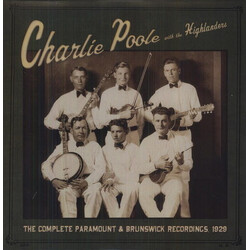 Charlie Poole / The Highlanders (4) The Complete Paramount & Brunswick Recordings, 1929 Vinyl LP USED