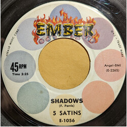The Five Satins Shadows USED VINYL 7INCH 45 RPM