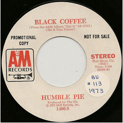Humble Pie Black Coffee Vinyl 7" USED